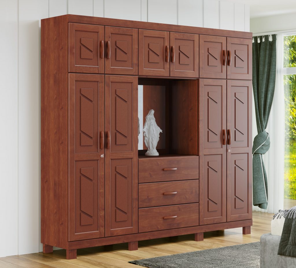Guarda-Roupa Capela 10 Portas 3 Gavetas