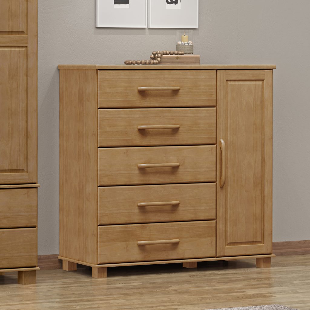 Cômoda 6 Gavetas 1 Porta