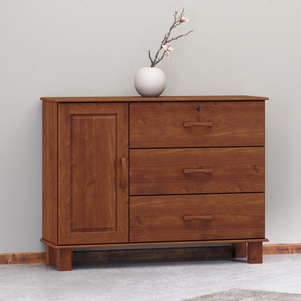 Cômoda 3 Gavetas 1 Porta