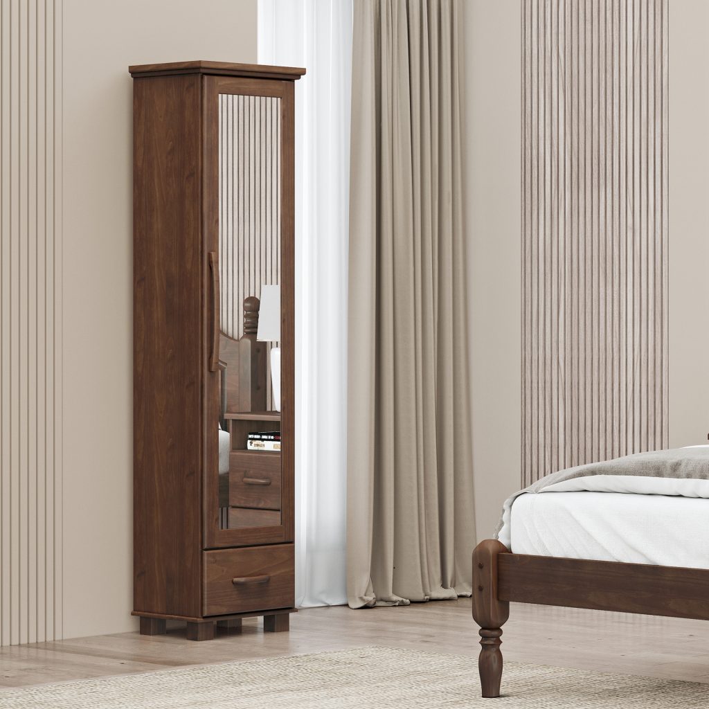 Sapateira 1 Porta 1 Gaveta com Espelho