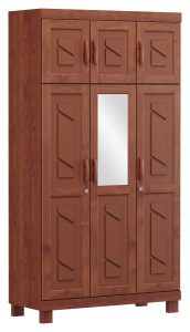 Guarda-Roupa 6 Portas com Espelho