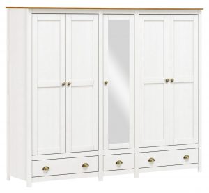 Guarda-Roupa 5 Portas + 3 Gavetas