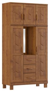 Guarda-Roupa Capelinha 5 Portas 3 Gavetas