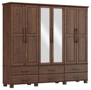 Guarda-Roupa Bipartido 6 Portas 6 Gavetas