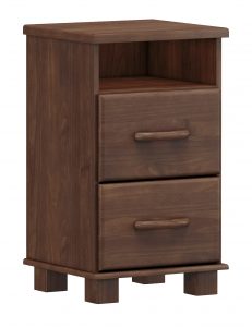 Mesa de Cabeceira 2 Gavetas com Nicho