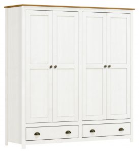 Guarda-Roupa 4 Portas + 2 Gavetas