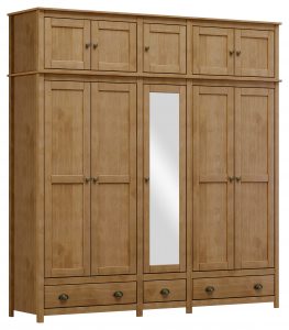 Guarda-Roupa Bipartido 10 Portas 3 Gavetas