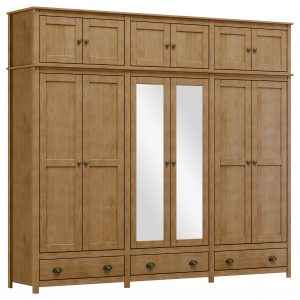 Guarda-Roupa Bipartido 12 Portas 3 Gavetas