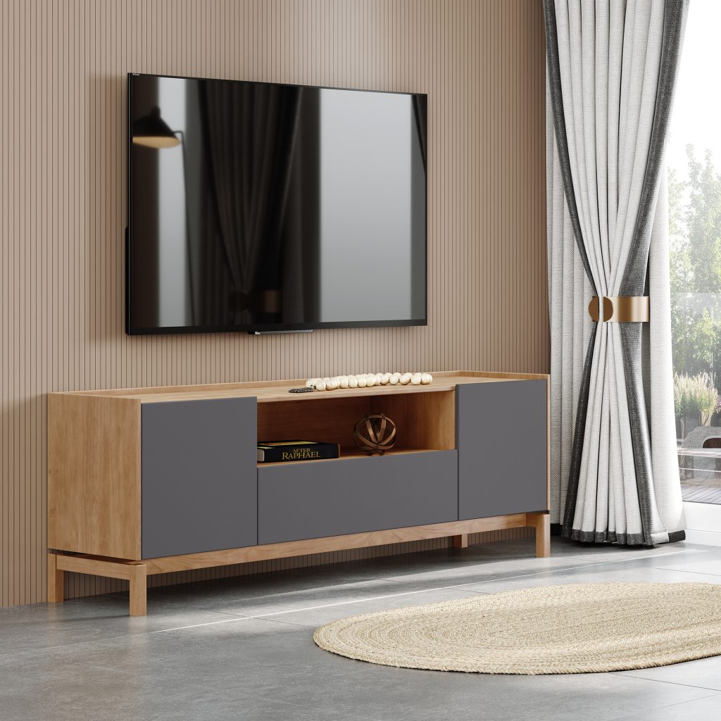 Rack 2 Portas 1 Gaveta