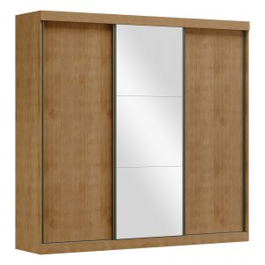 Guarda-Roupa 3 Portas de correr com espelho