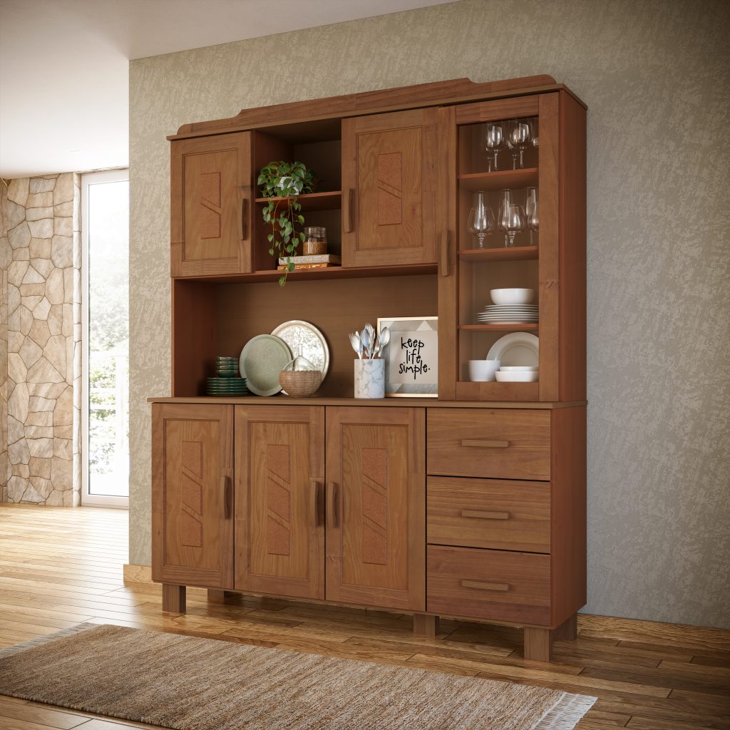 Armário 6 Portas 3 Gavetas