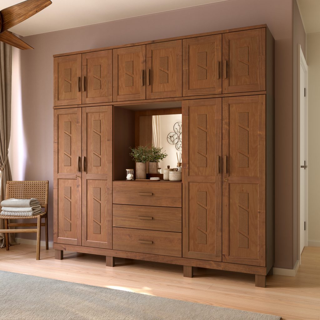 Guarda-Roupa 10 Portas 3 Gavetas Capelão