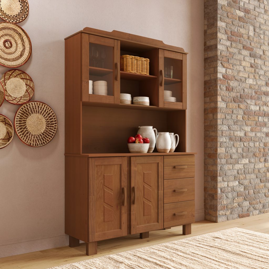 Armário 4 Portas 3 Gavetas