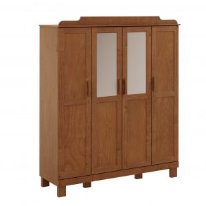 Guarda-Roupa 4 Portas com Espelhos