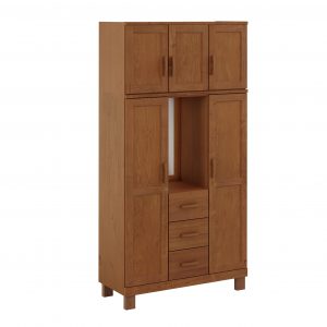 Guarda-Roupa 5 Portas 3 Gavetas Capelinha