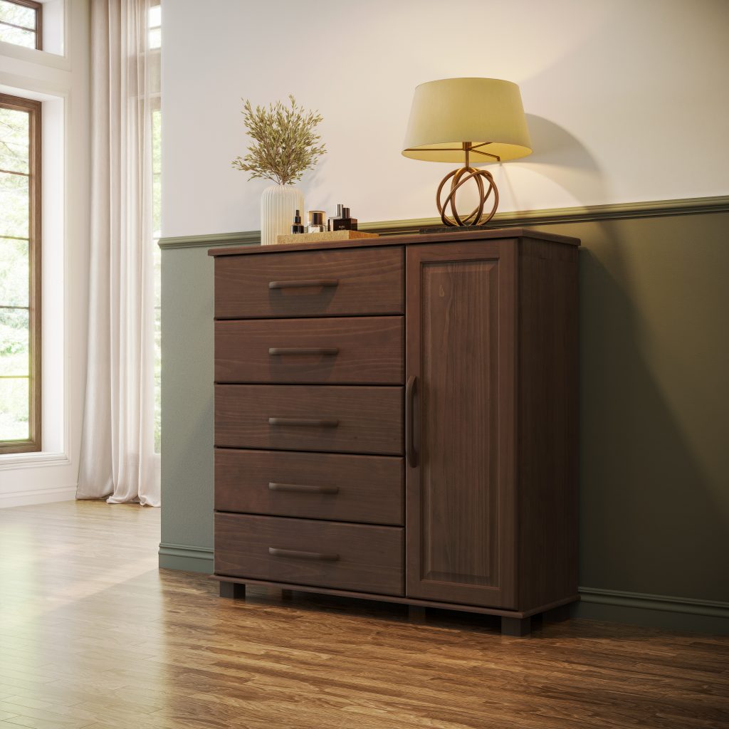 Comôda 5 Gavetas 1 Porta