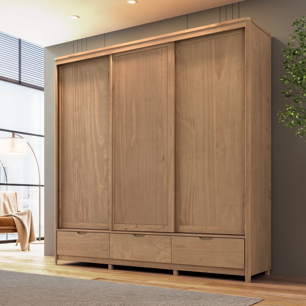 Guarda-Roupa 3 Portas Deslizantes
