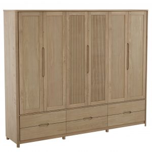 Guarda-Roupa 6 Portas 6 Gavetas