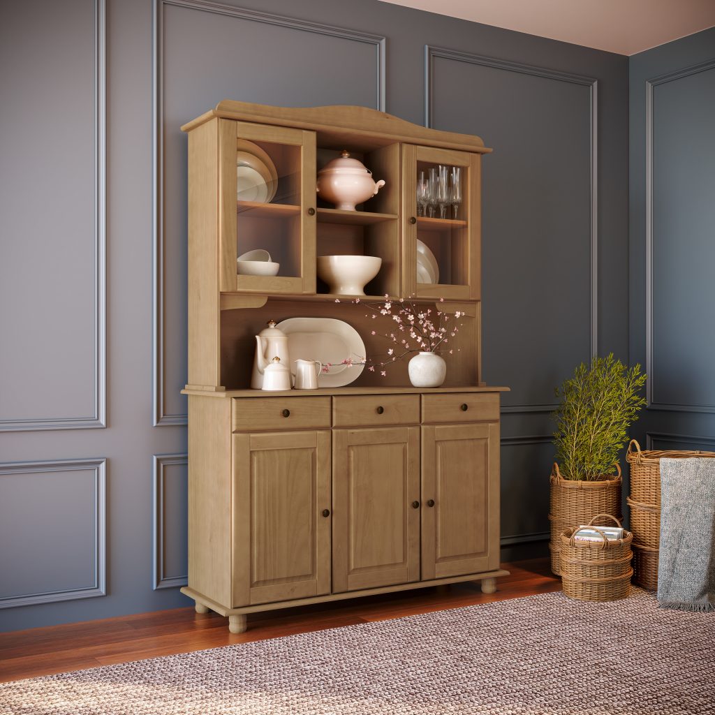 Cristaleira 3 + 2 Portas