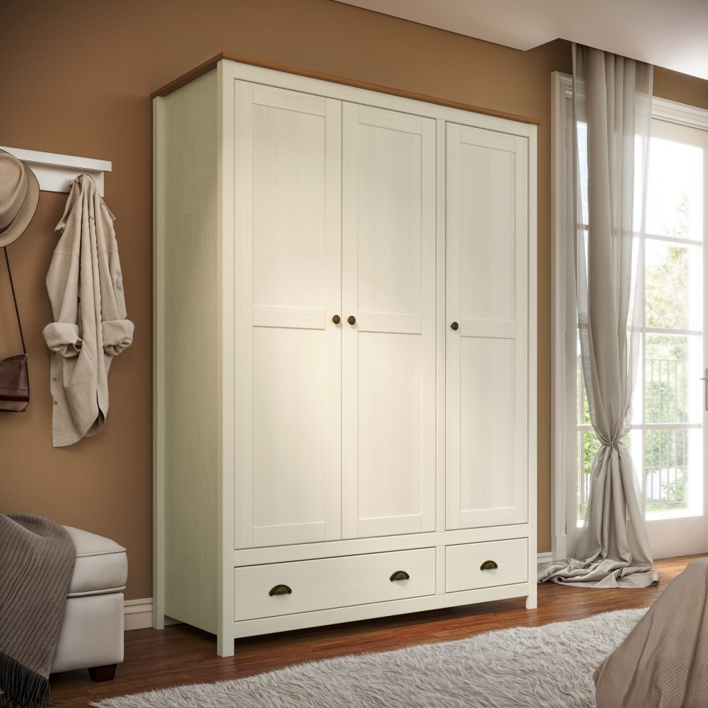 Guarda-Roupa 3 Portas 2 Gavetas