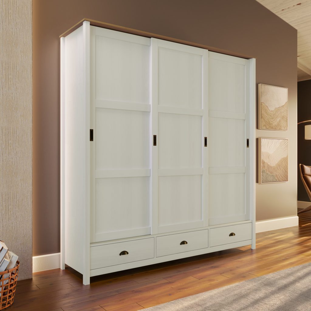 Guarda-Roupa 3 Portas Deslizantes